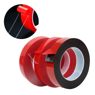 Tape en mousse acrylique avec revêtement rouge Solution de collage sécurisée et durable