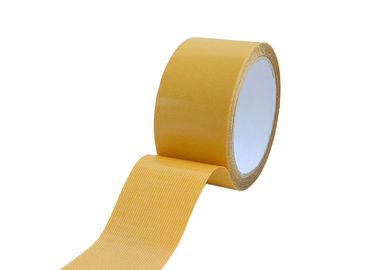 Le double a dégrossi bande auto-adhésive de maille de fibre de verre avec le papier jaune de libération