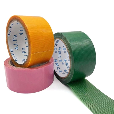 Abrasion flexible renforcée colorée de ruban adhésif de tissu anti pour la décoration à la maison