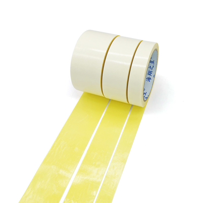 Removable Yellow Waterproof Carpet Tape for wood floors / stairs