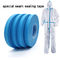 le bleu de 20mm*200m imperméabilisent non la bande de cachetage de couture d'air chaud de textile tissé pour la tenue de protection