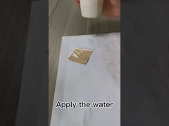 Ruban de papier kraft activé à l'eau renforcé de fibres