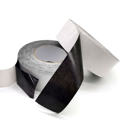 Ruban adhésif double face en papier tissue conçu pour les tâches d'emballage, sans impression, excellente force adhésive et stabilité