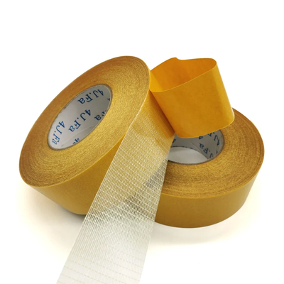Tape à mailles en fibre de verre résistante au feu avec logo personnalisé