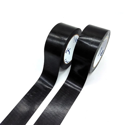 Tape à conduits en tissu mat imperméable à l' eau noir Pour sceller les cartons