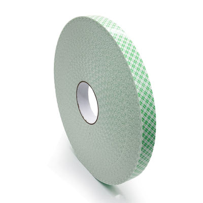 Ruban adhésif en mousse PU double enduction 1mm blanc adhésif acrylique 24m