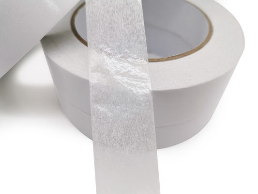 Ruban adhésif double face en tissu à haute adhérence acrylique, rouleau jumbo pour découpe industrielle