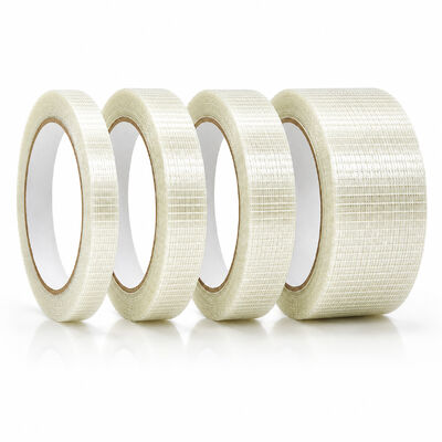 Heavy Duty Reinforced Bi Directional Filament Tape For Carton Bundling Palletizing Shipping