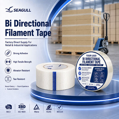 Tape renforcée de fibre de verre bidirectionnelle à haut cordon