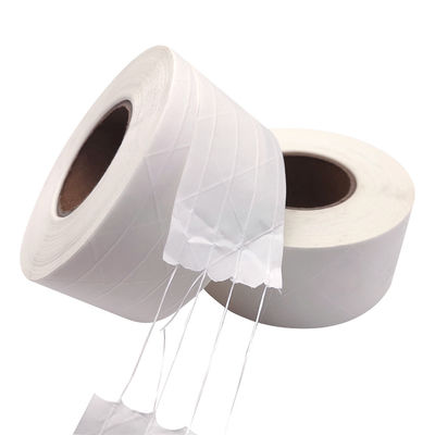 Vente directe Papier d'emballage blanc favorable à l'environnement de bande paerforée pour le cachetage de boîte