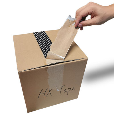 Fonte personnalisable Papier d'emballage auto-adhésif de Logo Black Single Sided Hot de bande paerforée