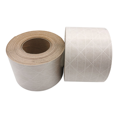 Brown a épaissi la fibre à simple face Papier d'emballage de bande paerforée pour le cachetage de boîte