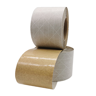 Brown a épaissi la fibre à simple face Papier d'emballage de bande paerforée pour le cachetage de boîte