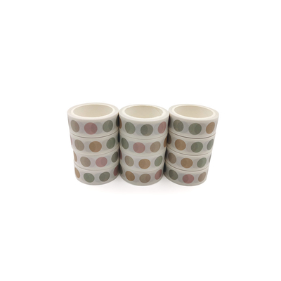 Ruban imprimé par paquet Washi de boîte-cadeau de bande paerforée pour Noël