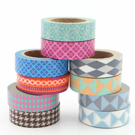 Washi étroit de coloration de bande paerforée, illustration convenable de bande décorative démontable