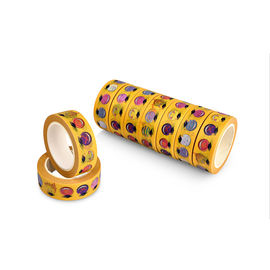 Bande large de Washi de couleur de bande mignonne à simple face faite sur commande multi de Washi