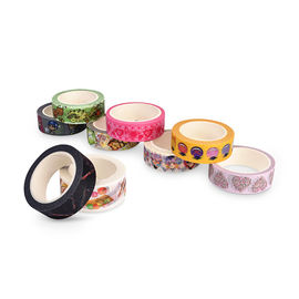 Ruban décoratif coloré réutilisable aucune décoration de Noël de résidu