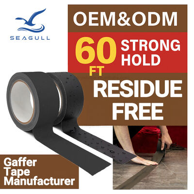 Tape à gaffer en tissu lourd pour événements de gestion des câbles de revêtement de sol