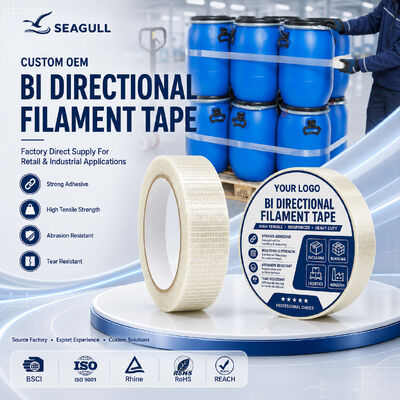 Tape à filament de haute résistance Tape d'emballage renforcée pour emballage et expédition lourds