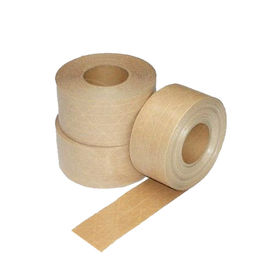 Ruban adhésif renforcé résistant de papier d'emballage de couleur de Brown pour l'emballage