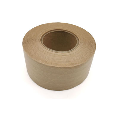 Fonte chaude à simple face de Brown adhésive plus la ligne Papier d'emballage de bande paerforée