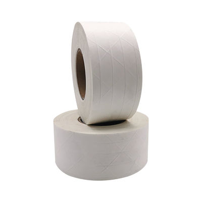 Le côté simple adhésif de fonte chaude blanche personnalisable a imprimé Papier d'emballage de bande paerforée