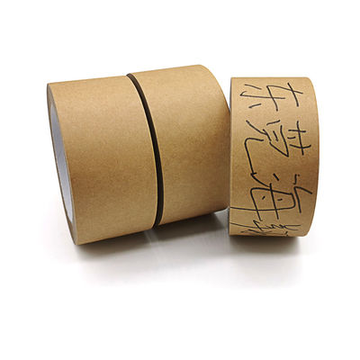 Brown a renforcé la fibre de bande paerforée gommée Rolls enorme d'écriture de Papier d'emballage imperméable