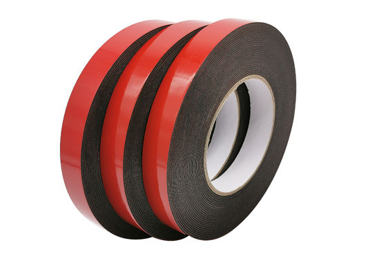ruban adhésif dégrossi noir de mousse de PE de 1mm double pour le support des véhicules à moteur
