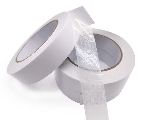 Non adhésif fort de bande à couche double de tissu de résidu pour le carton fixe