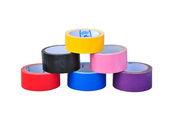 Ruban adhésif coloré multi 280mic, cachetage noir de tissu de bord de tapis de ruban adhésif de tissu