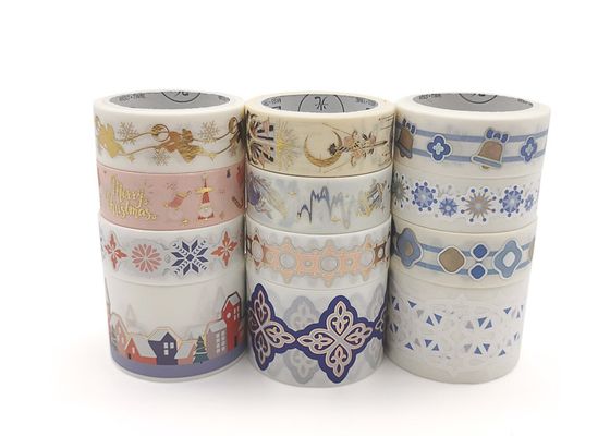 La cavité rêveuse simple de petit pain de bande paerforée japonais lacent les autocollants adhésifs de bande de Washi pour le journal intime DIY décoratif