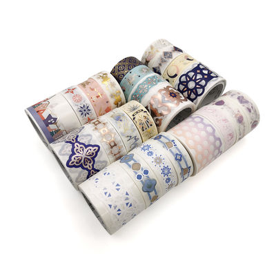 Balle de bande de Washi de règle de coupure de Forest Series Spots Color Scrapbook de sel inscrivant les rubans de Deco