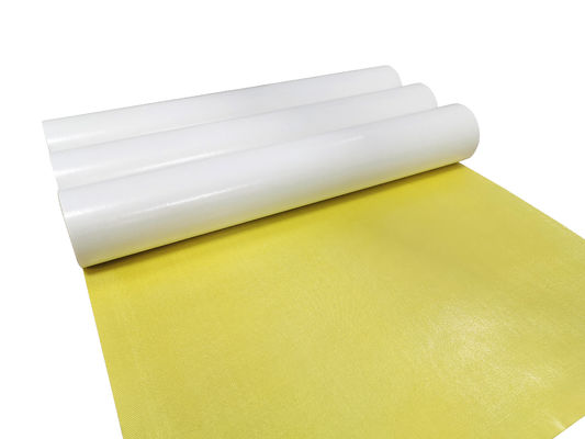 Bande adhésive de support de plat de fonte chaude jaune dégrossie par double