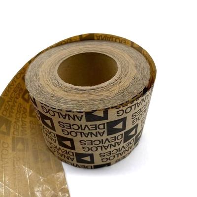 Prix de gros Brown écologique Papier d'emballage imprimable à simple face de bande paerforée