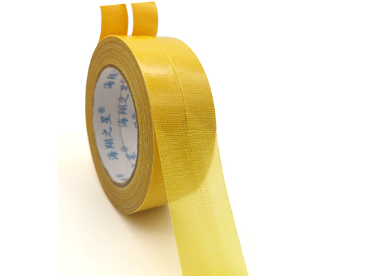 Le double fait sur commande de taille a dégrossi bande adhésive de tapis de fonte chaude jaune à forte adhésion
